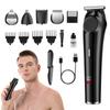 Мужская машинка для стрижки волос 5 в 1 многофункциональная электрическая машинка для стрижки волос в носу бритва бритва набор бритв