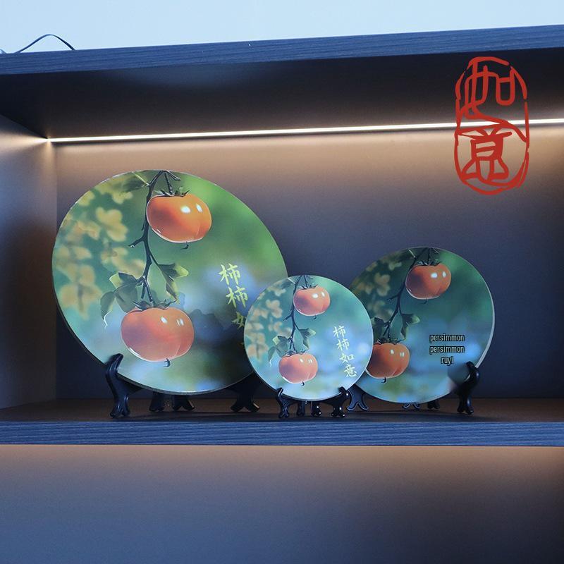 Persimmon Ruyi High-End Modern Decorative Photo Frame for Restaurant & Home