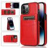 Dual Layer Wallet Card Slot Flip Magnetic Leather Case for iPhone 15 14 13 12 Pro Max Xs Max Xr 8 / Samsung S23 S22 S21 Ultra Plus A14 A13 A54 A53 A52