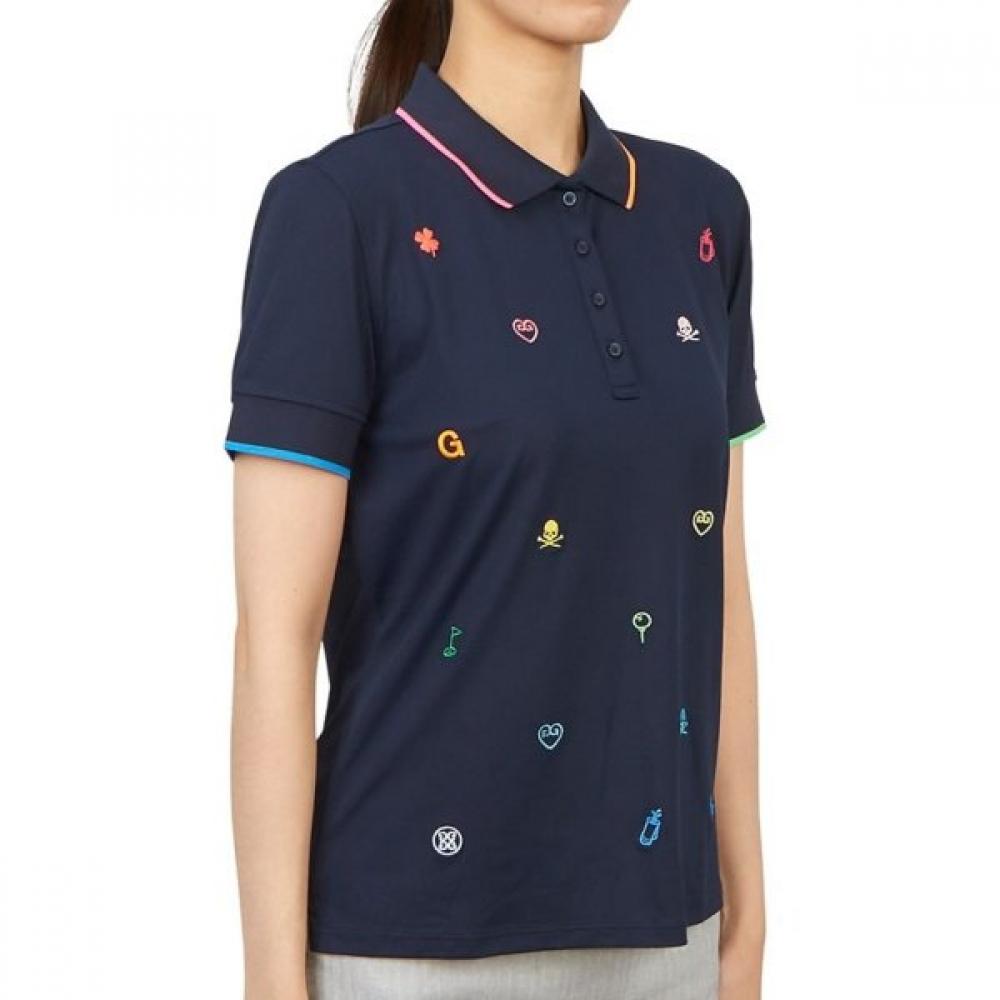 Galleria G forGe Pore Golfwear Women S Collar ShorT Sleeve T ShirT G4lS23k802a TwlT
