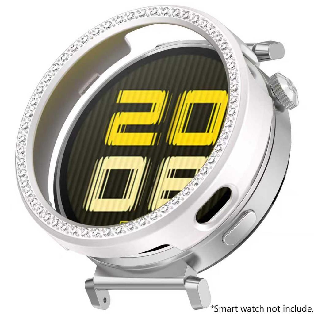 Блестящий полый корпус-рамка для Huawei Watch GT6 Алмазный хрустальный бампер-защита для Huawei Watch GT6 41 мм Аксессуар-оболочка