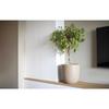CAPI EUROPE Pot de fleurs WASTE SMOOTH NL - 35x34 cm - Terrazzo beige - Écologique
