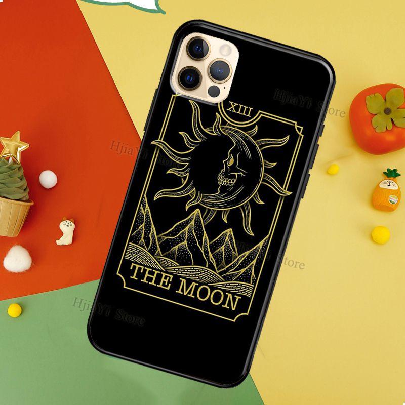 Лунная Таро Мистический тотем Чехол Для iPhone 11 14 13 Pro Max 12 mini X XR XS MAX 6 6S 7 8 Plus 5S SE 2020 Чехол для телефона
