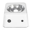 Automatic Cat Feeder with Infrared Sensor Cover Removable Bowl Battery Powered Intelligent Automatic Opening Lid Dog Feeder