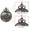 JEWELRYWE Карманные часы Антикварные часы с подвеской в виде поезда Аналоговые карманные часы с подвеской на шею Часы для мужчин Церемония совершеннолетия День рождения Годовщина