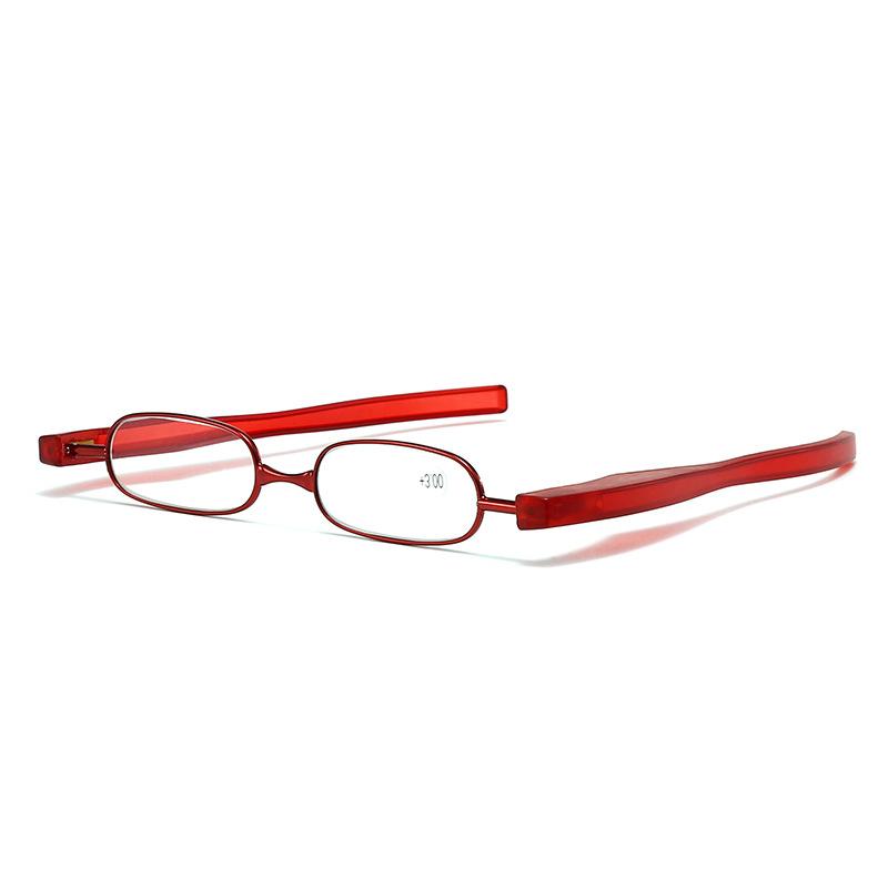 Folding Reading Glasses 360 Degree Rotation Portable Ultra-Light Reading Glasses Middle Old Reading Mirror