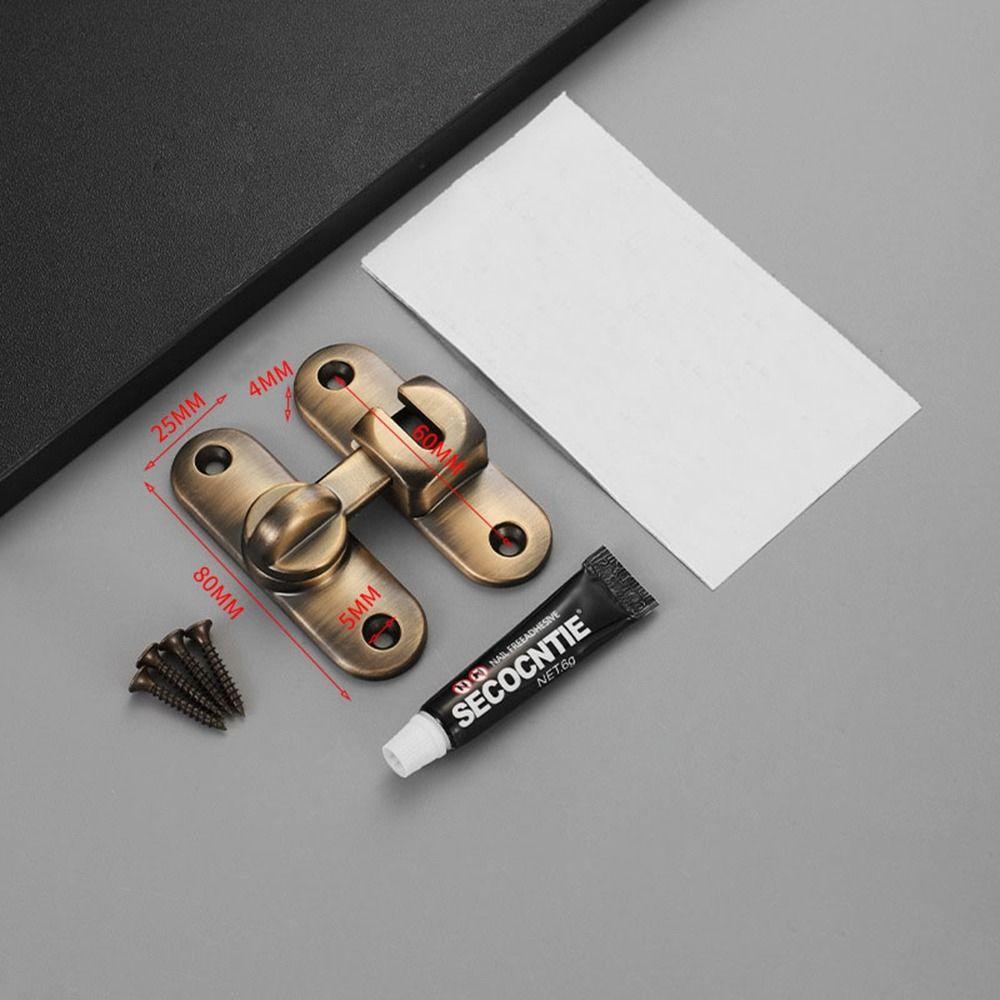 Zinc Alloy Sliding Door Latch 90°/180° Door Bolt New Door Buckle Door