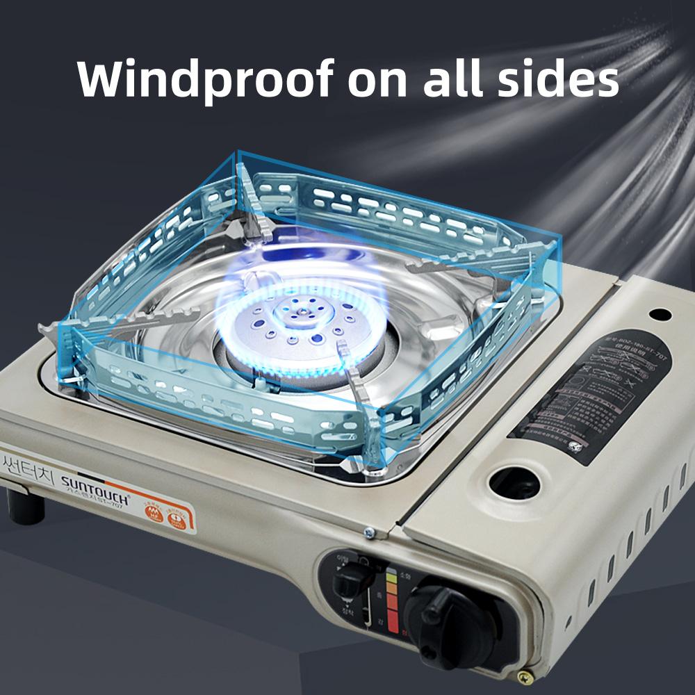 Кемпинговая плита-нагреватель, маленькая кассетная плита с одной горелкой, портативная кухонная печь, газовая плита для внутреннего и наружного кемпинга