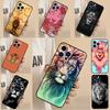 Чехол для телефона с изображением льва для iPhone 17 Air 16 15 14 13 11 12 Pro Max 13 12 mini 15 16 Plus 16e Чехол Funda
