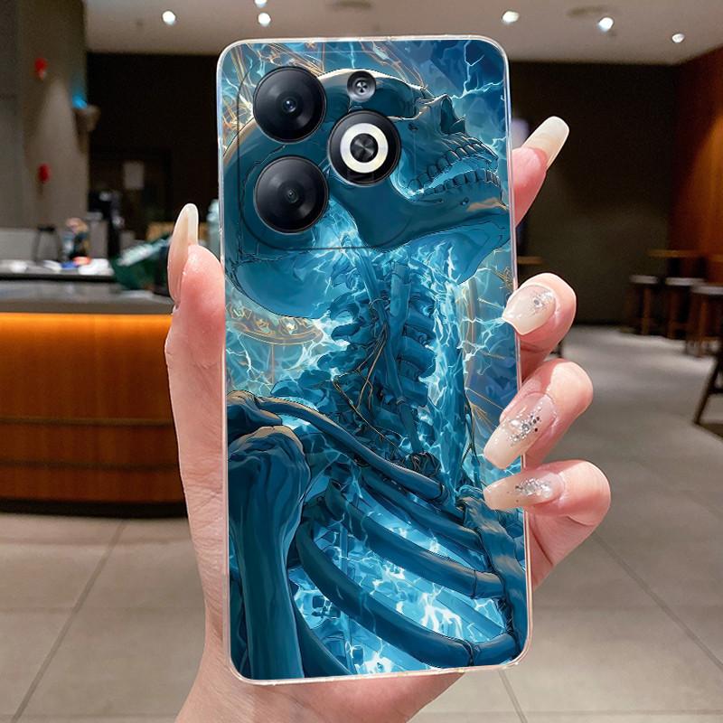 Casing For Techno Spark Go 2024 Luxury Cute Cool Boys Girls Transparent TPU Soft Bumper Cover Tecno Spark Go 2024 BG6 Phone Case