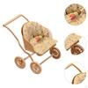 Кукольная коляска 1/12 Мини-коляска для микропейзажа Фото Реквизит Украшения