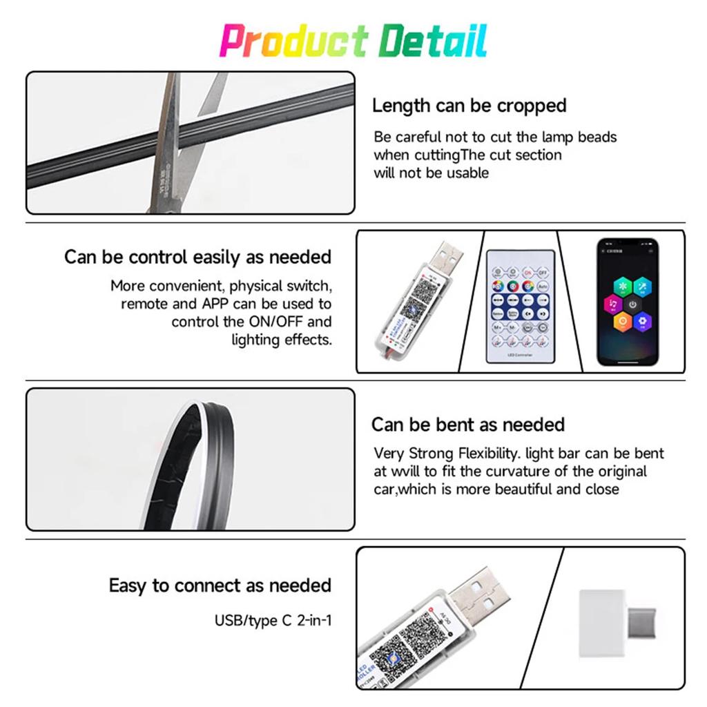 Подходит для Tesla Ambient Light 3YXS Приборная панель Универсальный модуль автоматического отключения через 30 секунд Док-станция USB Аксессуары