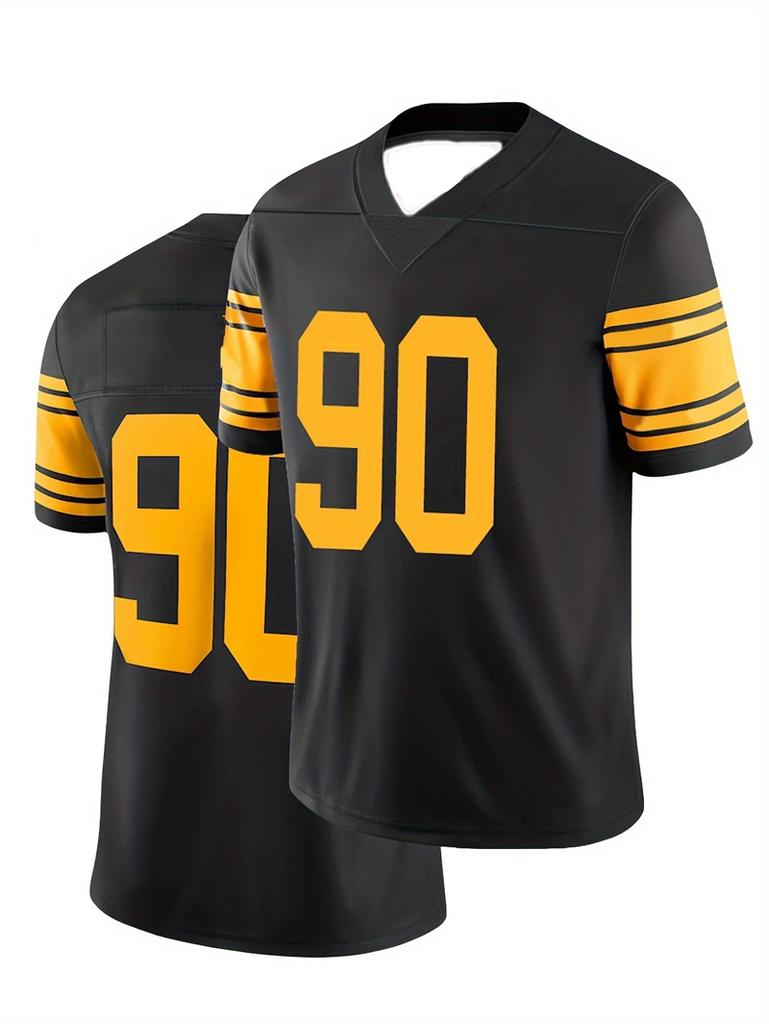Sports football jersey, personalized printed team T-shirt, quick-drying and breathable football T-shirt