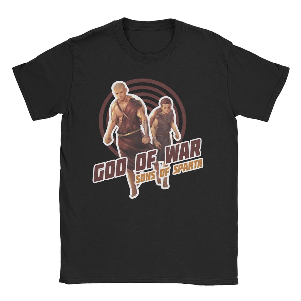 Unisex Womens Gaming Kratos God of War T Shirt Cotton Clothes Crazy Short Sleeve Round Collar Tee Shirt 4XL 5XL 6XL TShirt