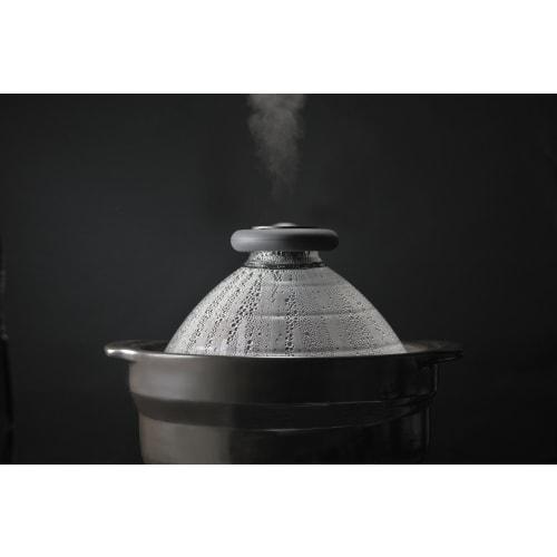 ХАРИО (Харио) Керамический горшок для риса Banko Ware N 3-Go вместимостью с крышкой из стекла GN-200B