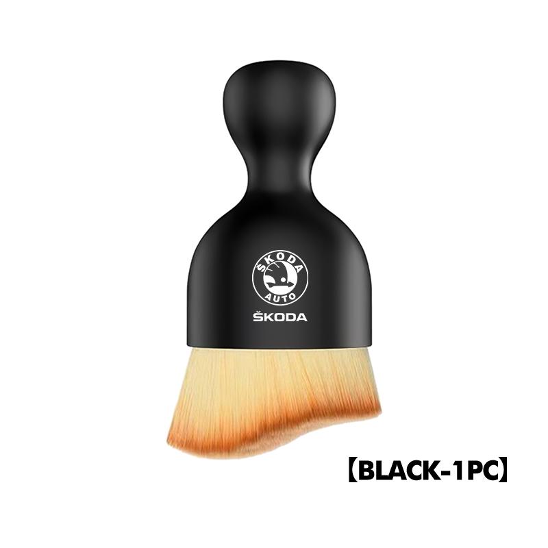 Car Interior Cleaning Tool Soft Crevice Dusting Brush Center Console Detailing Brushes For Skoda VRS Superb Yeti Octavia Enyaq