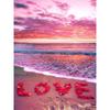 5d Diy алмазная живопись закат пляжный пейзаж Алмазная мозаика сердце наборы для вышивки крестом горный хрусталь морские фотографии дома