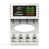 Stable LED Indicator Rechargeable Adapter 4 Slot Intelligent Battery Charger Fast Charging Dock