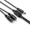 5.5x2.1mm Power Splitter Cable 1 To 2 3 4 Way Adapter For CCTV Router LED Light 40cm Length