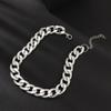 Унисекс Толстая Цепочка Короткое Ожерелье Хип-Хоп Вечеринка Клуб Заявление Ювелирные Изделия Подарок