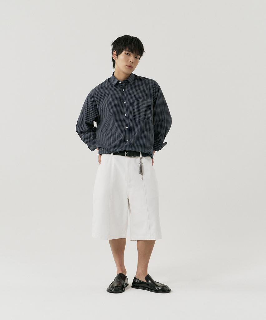 GNOK Bermuda Denim Shorts [White]