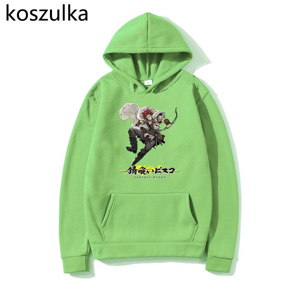 Горячая толстовка с капюшоном в стиле аниме Sabikui Bisco, унисекс, манга, Harajuku Bisco, толстовки с принтом, женские толстовки, винтажные пуловеры, женские зимние топы