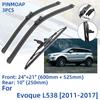 3PCS For LAND ROVER Evoque L538 2011-2017 24" 21" 10" Front Rear Wiper Blades Windshield Windscreen Window Cutter Accessories 2013 2014 2015 2016 2017
