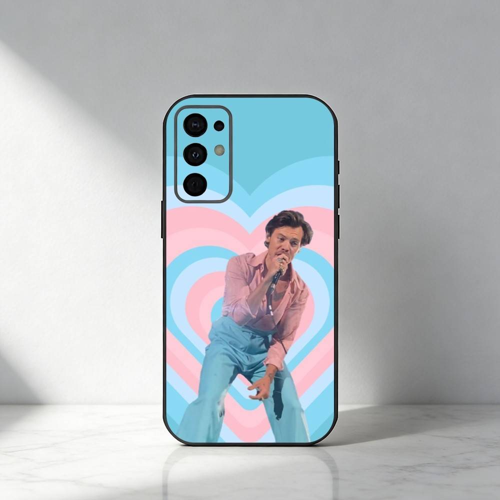 Чехол для телефона H-Harry S-Styles для Samsung S25, S24, S21, S22, S23, S30, Ultra, S20, Plus, Fe, Note, 5G Черный Чехол