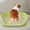Pet Dog Toilet Portable Pet Lavatory with Protection Wall Potty Training Toilet with Grille Litter Box for Cat Puppy Small Medium Dogs