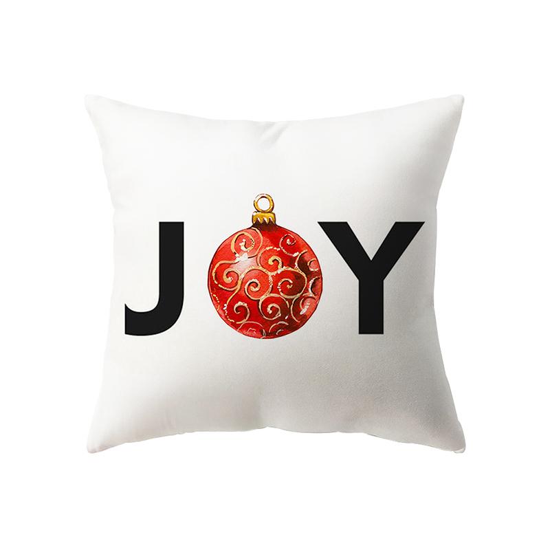 Милый Санта-Клаус на рождественскую тематику с принтом, чехол для подушки, украшение для дома, гостиной, дивана, полиэстеровая подушка, наволочка