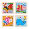 Kids Funny Cartoons Puzzle Toy Jigsaw Wooden Educational Study
