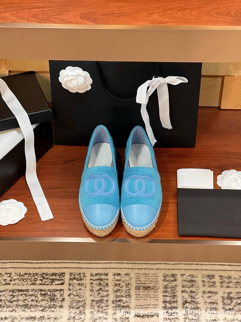 2024 Spring Upgraded Women's Xiao Xiangfeng Fisherman Shoes - Straw Rope Slip-On Dopamine Shoes