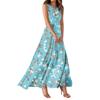 Женские летние платья Повседневные макси-платья Милые цветочные макси-платья Платья для гостей на свадьбу Шифоновые струящиеся платья
