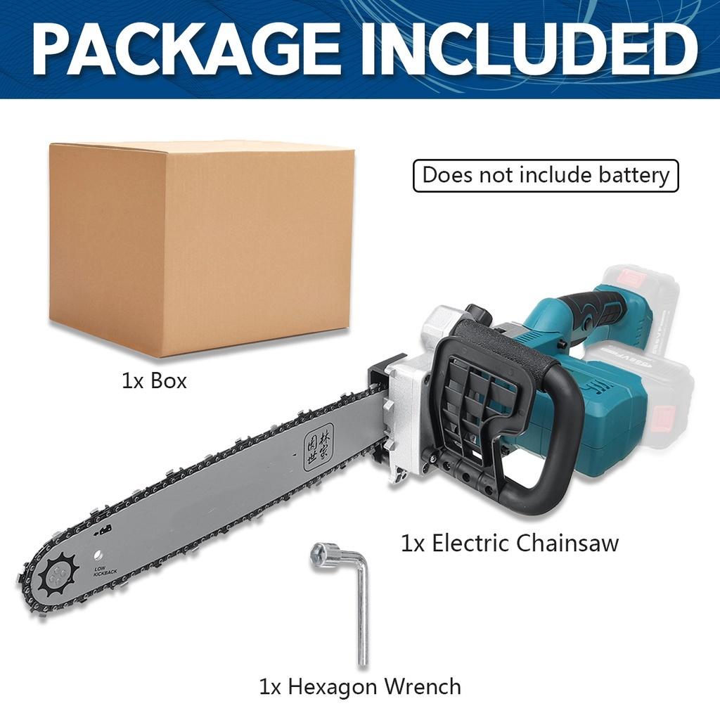 588vf 16-дюймовая электрическая цепная пила Электрический бесщеточный двигатель Деревообрабатывающая цепь Аккумуляторная пила для аккумулятора 2500 Вт