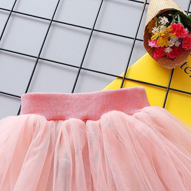 Baby Girl Summer Skirt Fluffy Skirt Short Skirt Girls' Mesh Skirt Children's Princess Skirt
