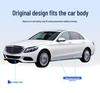 Декоративные серебристые полосы для Mercedes-Benz C-Class: Бампер C180, Дверь C200, C260 Серебристый, Стиль C300.