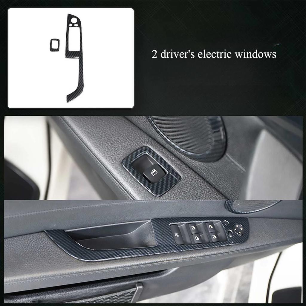 Автомобильный салон Gear Центральная консоль Крышка Отделка Наклейки ABS Для BMW Z4 E85 2009-2015 Аксессуары Украшение в стиле углеродного волокна