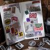 Ретро-журнал Yu Xian Набор материалов для DIY - Серия «Коллаж Вдохновение», 4 варианта стиля
