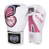 Розовые боксерские перчатки Pink Buttefly 6-12 унций для детей, женщин, тренировочные перчатки для кикбоксинга, профессиональные перчатки для тренировок, спарринга, муай-тай, ММА, перчатки для боксерской груши