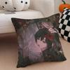 terrible SSILENT HILL f game Cushion Cover Throw Pillow Cover Hidden Button Durable Polyester Chair Cushion