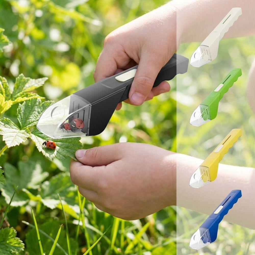 Contactless Handheld Insect Catcher Push Type Insect Observation Tool Outdoor Travel