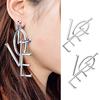 Personality Exaggerated Love Letter Earrings Earrings, Fashionable Street Shot Super Long Temperament Stud Earrings
