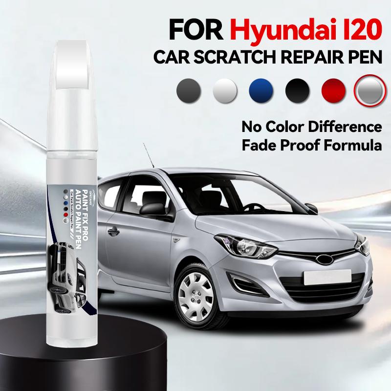 For Hyundai I20 Paint Repair Pen Touch Up Scratch Remover DIY Auto Accessories Black White Blue Silver