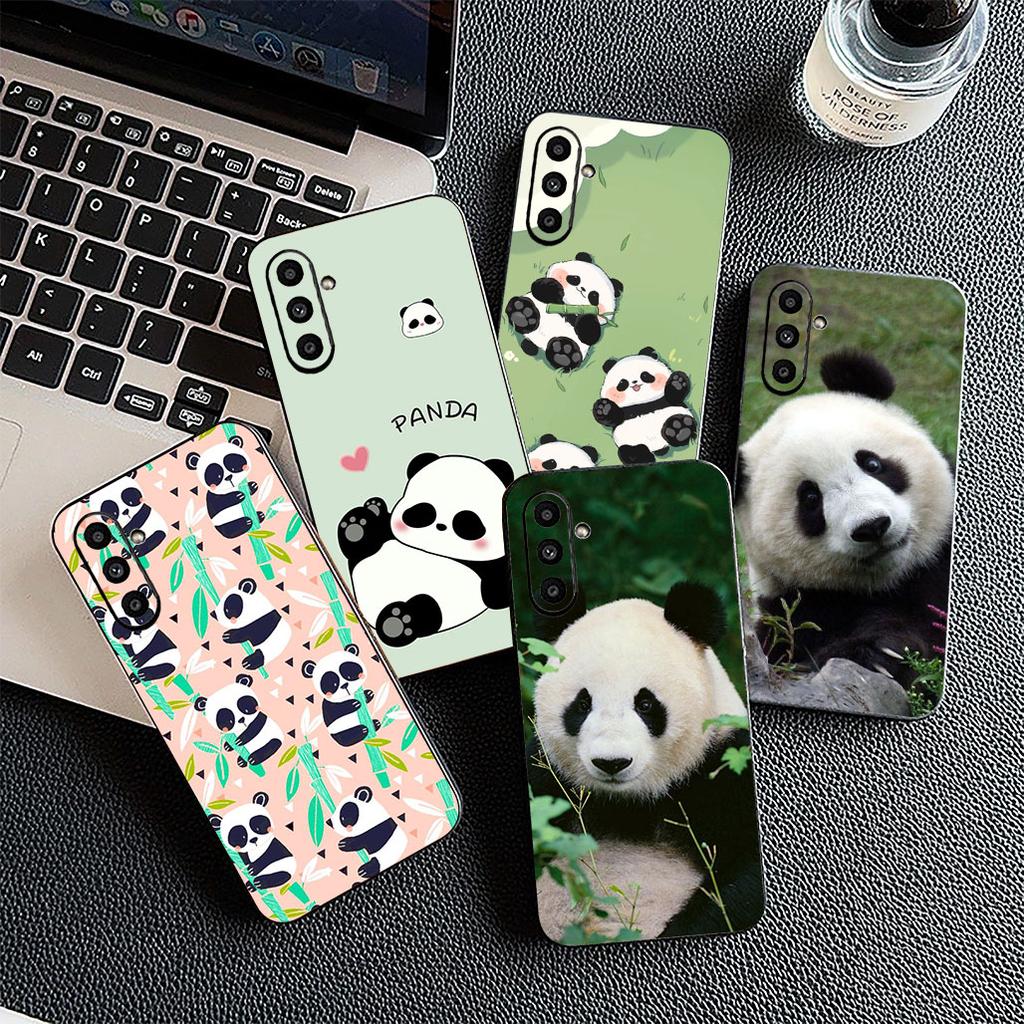 Lovely Panda Cute Silicone Cover for Xiaomi Redmi Note 12 11 10 Pro 10A 10C 12C 13C Note12 12Pro Coque Phone Case