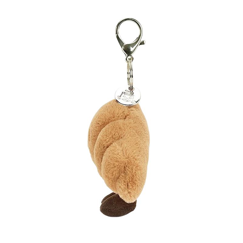 JELLYCAT Игрушка-подвеска 'Круассан' из коллекции Fun Food, 8 см