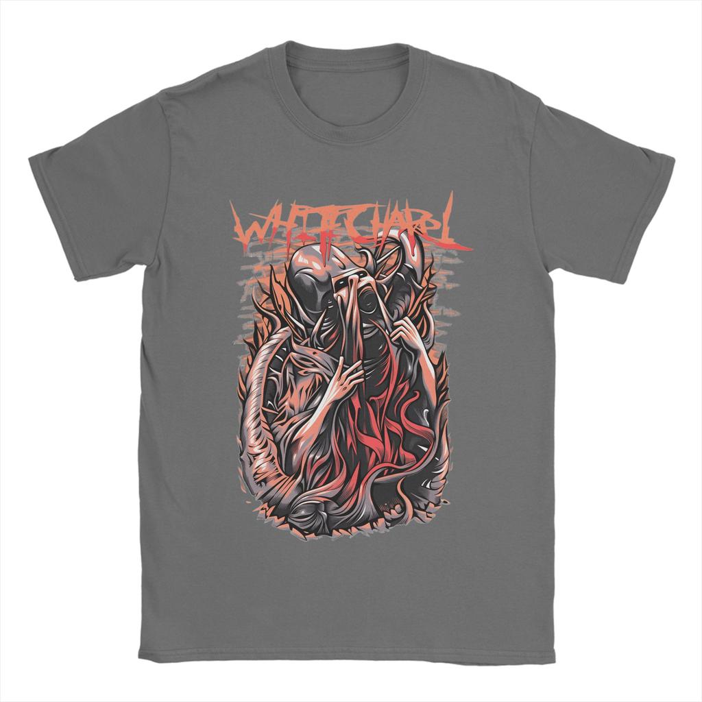 Humorous Rock Whitechapel Deathcore Band Art TShirt for Unisex Round Neck Cotton T Shirts Short Sleeve Tee Shirt Gift Idea Tops