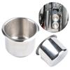 Car Cup Holder Universal for Marine Boat Yacht Truck Camper RV Stainless Steel Cup Drink Bottle Insert Holder Cup 1Pc