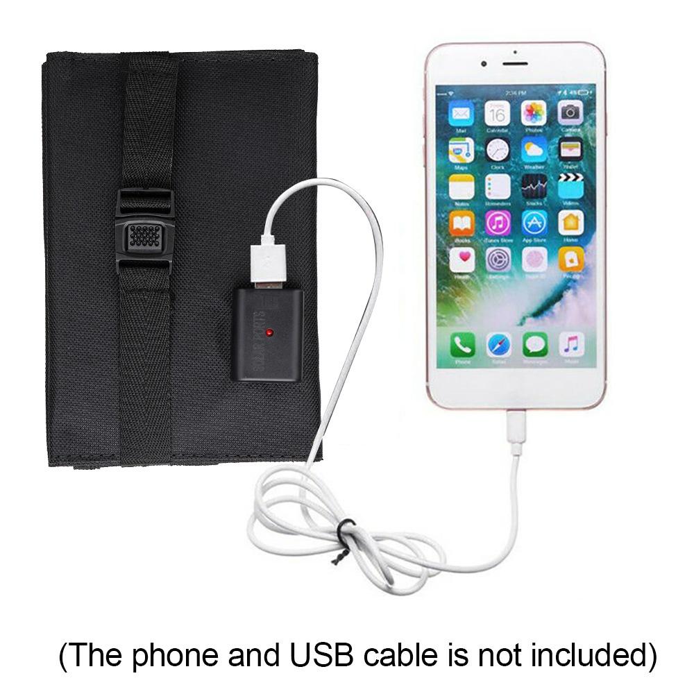 5V 100W/200W/300W USB Складная солнечная панель Портативная гибкая маленькая водонепроницаемая складная солнечная панель для мобильного телефона Зарядное устройство