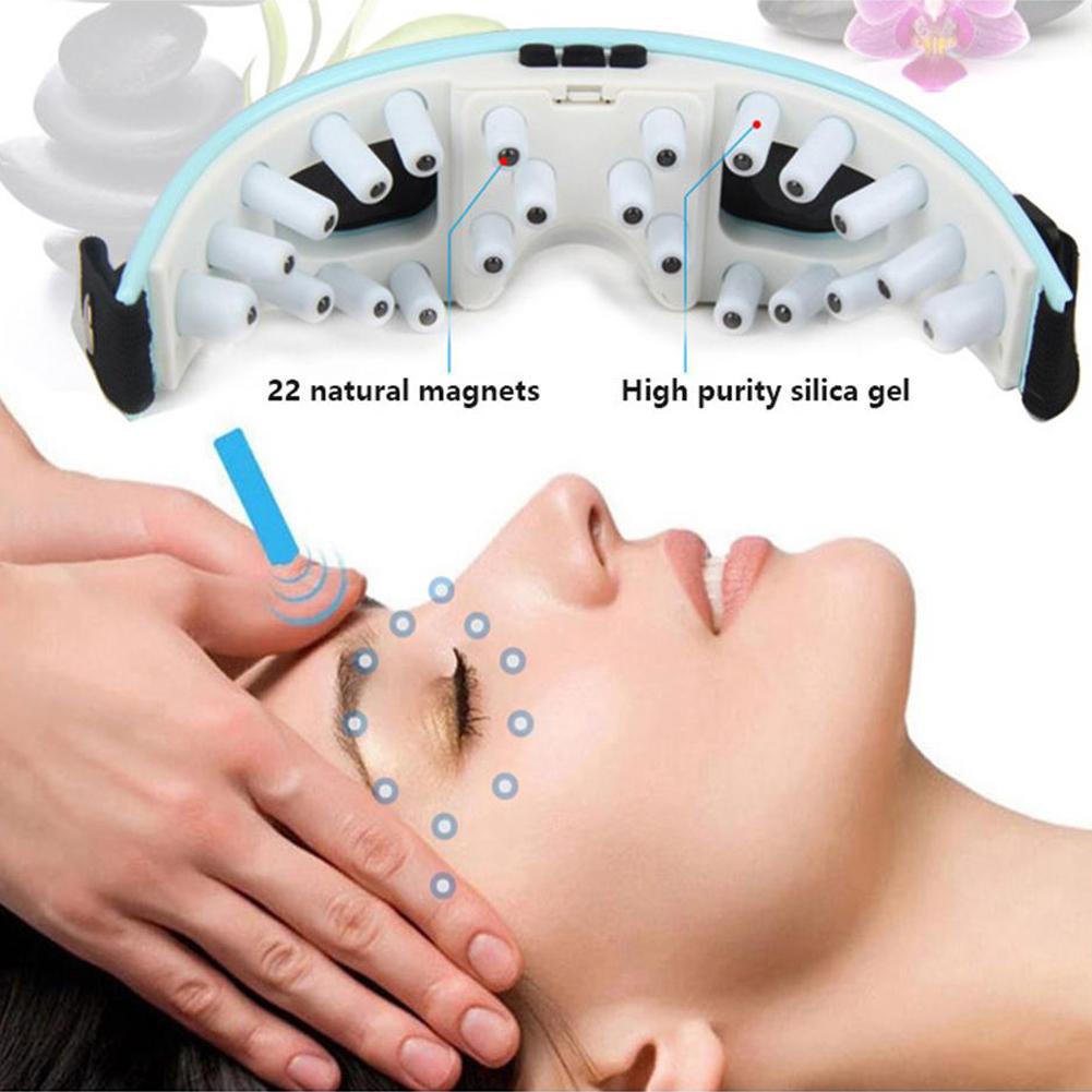 Portable Rechargeable Eye Therapy Massager Anti Wrinkles Vibrating Electric Eyes Massager Headache Relief Eye Relaxing Therapy Massager 9-speed Mode