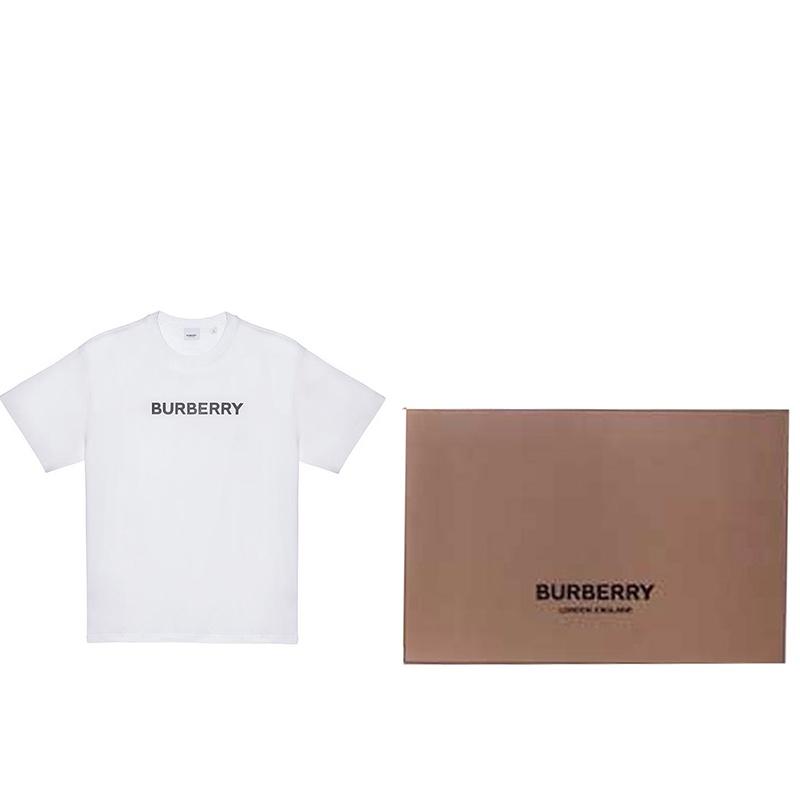 (520)Burberry Весна-Лето 23 Логотип Футболка Унисекс 80553091